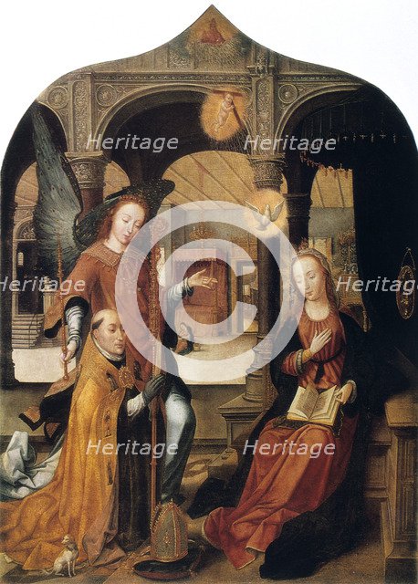 'Annunciation', 1516-1517. Artist: Jean Bellegambe