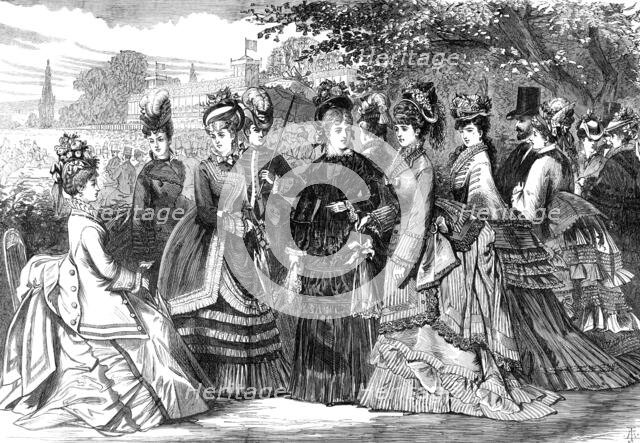 Paris Spring fashions, 1874. Creator: Unknown.