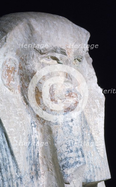 Statue of Djoser, Ancient Egyptian Pharaoh, 27th century BC. Artist: Unknown