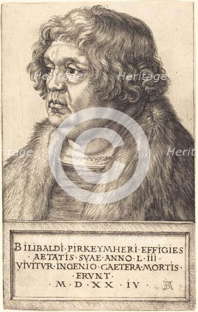 Willibald Pirckheimer, 1524. Creator: Albrecht Durer.