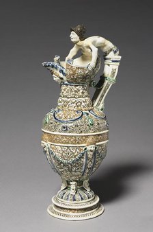 Ewer, c. 1540-67. Creator: Saint-Porchaire (French).