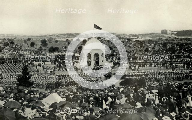 'The Proclamation of the Commonwealth of Australia at Sydney on January 1st, 1901', c1930. Creator: Unknown.