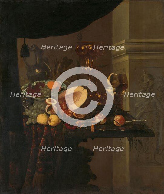 Still Life, 1666. Creator: Ch. Van Dielaert.