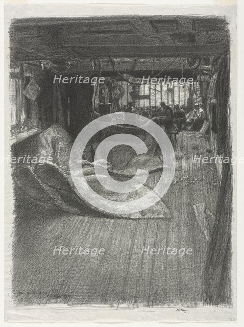 The Sailmaker's Loft, 1911. Creator: Thomas Robert Way (British, 1861-1913).