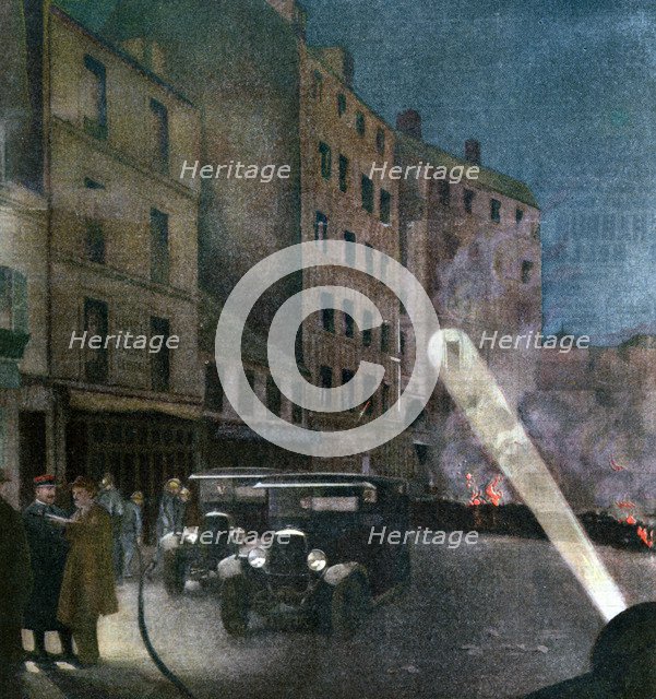 Riot on Rue Nationale, Paris, 1934. Artist: Unknown