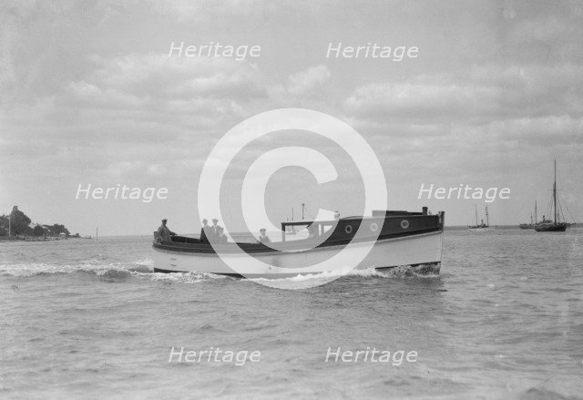 Mitcham motor launch, 1911. Creator: Kirk & Sons of Cowes.