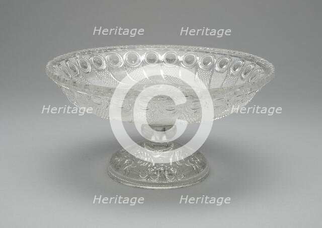 Compote, 1835/50. Creator: Boston and Sandwich Glass Company.