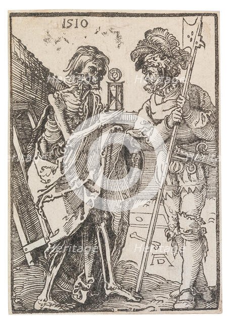 Death and Lansquenet, 1510. Creator: Dürer, Albrecht (1471-1528).