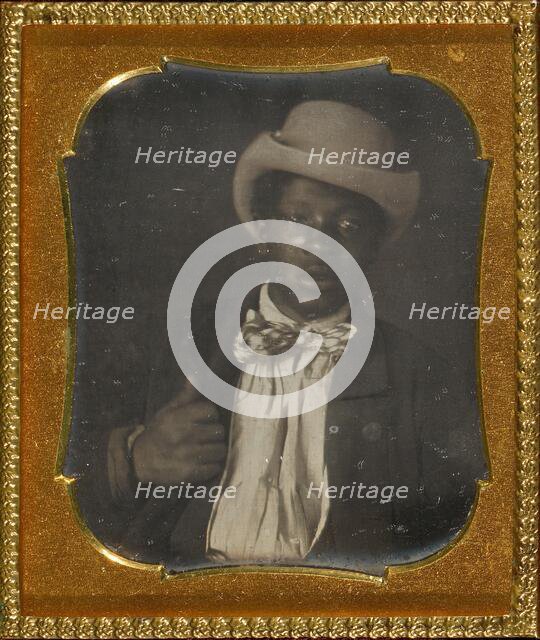Portrait of a Black Man, about 1856. Creator: Unknown.