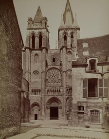 Western façade, Church of St Nicolas, Blois, between 1880-1900. Creator: Unknown.
