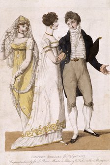 'Concert Dresses', 1807 Artist: Unknown