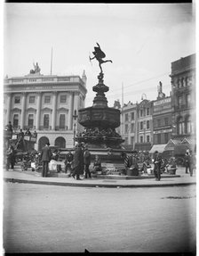 Shaftesbury Memorial Fountain, Piccadilly Circus, City of Westminster, London, 1895-1905. Creator: Charles William  Prickett.