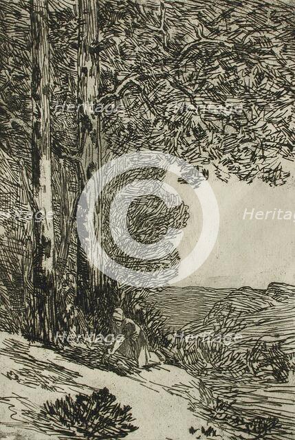 La Bucheronne, 1874. Creator: Félicien Rops.