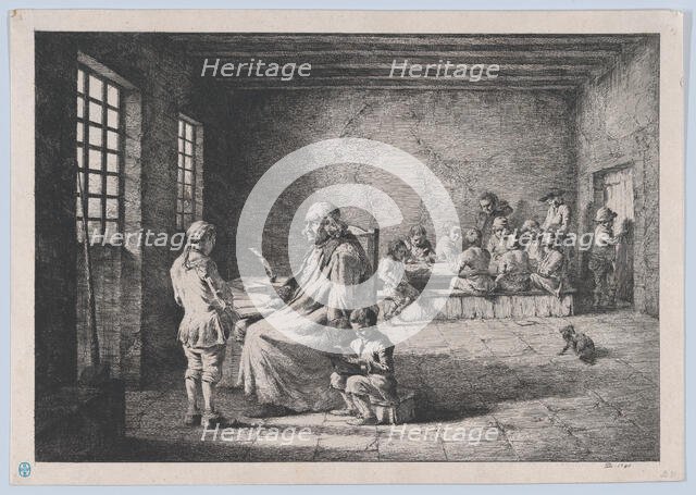 The School Master, 1780. Creator: Jean-Jacques de Boissieu.