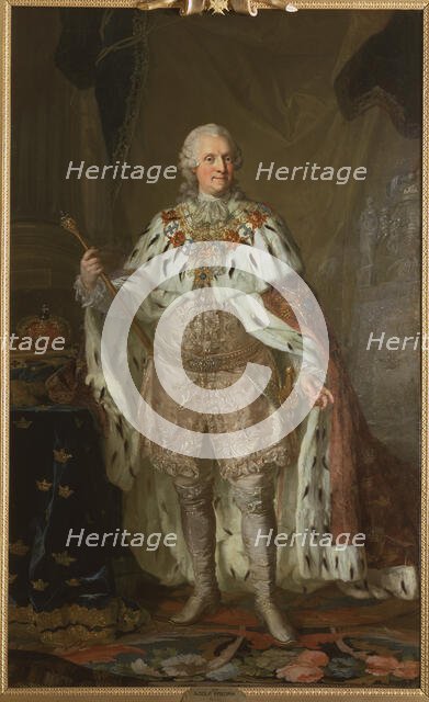 Adolf Fredrik, 1710-1771, King of Sweden, Duke of Holstein-Gottorp, late 18th-early 19th century. Creator: Lorens Pasch the Younger.