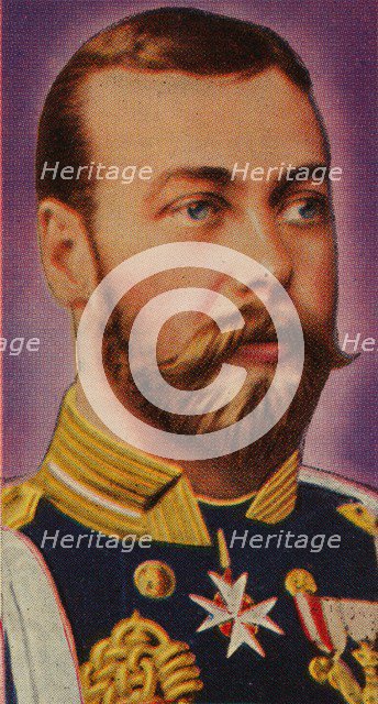 The future King George V at his wedding, 1893 (1935). Artist: Unknown.