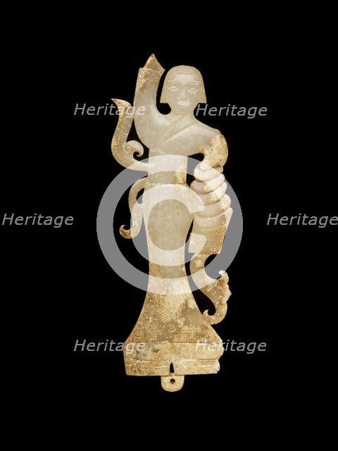 Pendant in the form of a female dancer, Eastern Zhou dynasty, 475-221 BCE. Creator: Unknown.