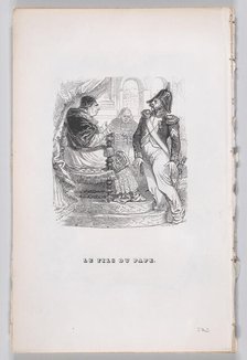 The Son of the Pope from The Complete Works of Béranger, 1836. Creator: H Designe.