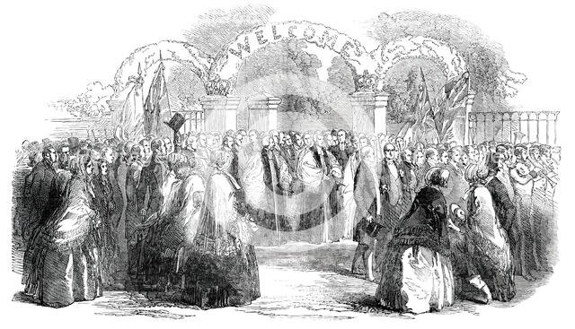 Founding of the The New School at Loughborough - the Procession, 1850. Creator: Unknown.