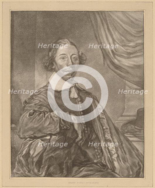 Portrait of a Seated Man, 1771. Creator: Johannes Kornlein.