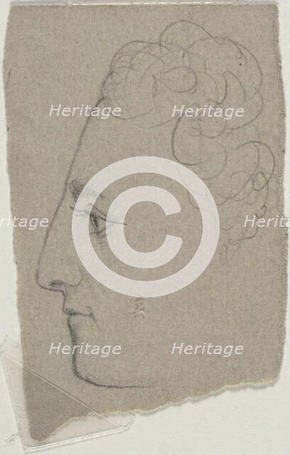 Profile Sketch, n.d. Creator: William Michael Harnett.