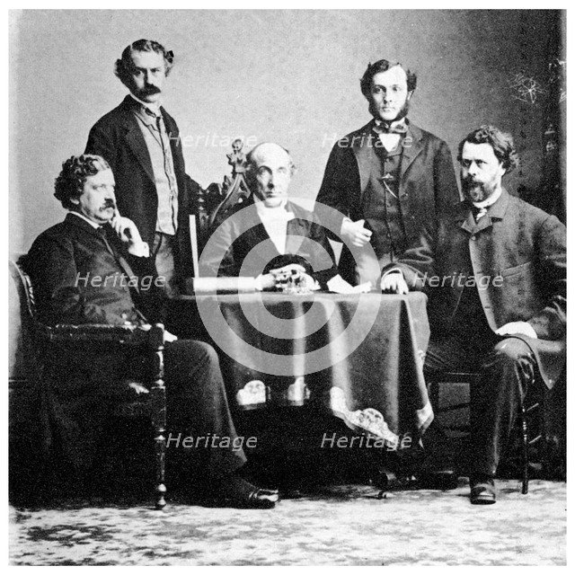 The Board of New York Police Commissioners, c1860 (1955). Artist: Unknown