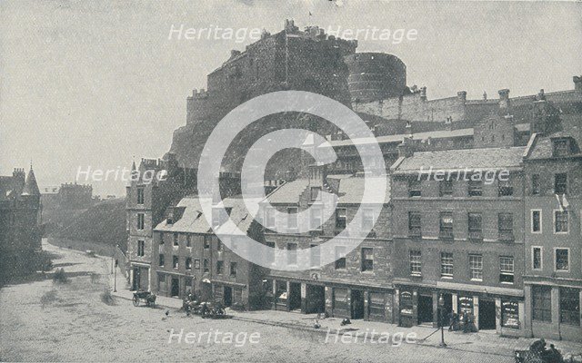 'Edinburgh Castle', 1910. Artist: Photochrom Co Ltd of London.