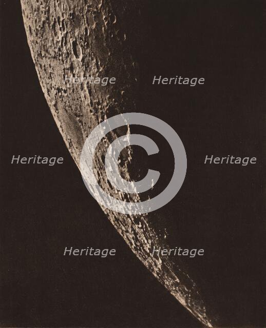 Carte photographique de la lune, 1909. Creator: Charles le Morvan.