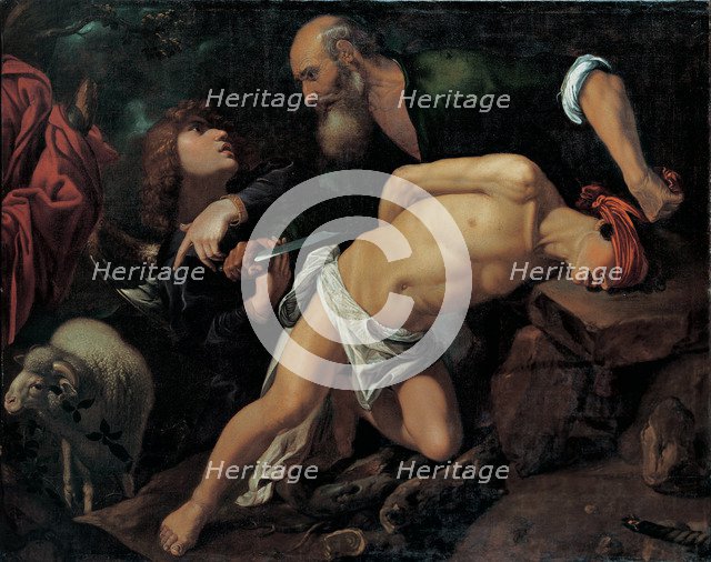 The Sacrifice of Isaac, c. 1615. Artist: Orrente, Pedro (1588-1645)