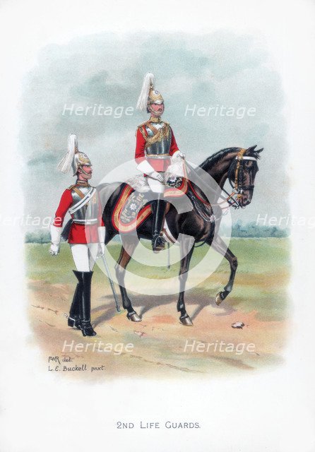 '2nd Life Guards', 1915.Artist: LE Buckell