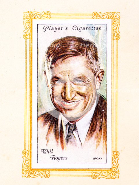 Will Rogers, 1934. Artist: Unknown.