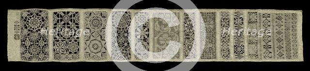 Needlepoint Lace Long Sampler, 17th century. Creator: Unknown.