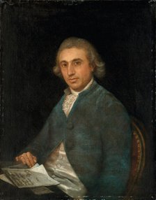 Portrait of Martín Zapater (1746-1803), 1790. Creator: Goya, Francisco, de (1746-1828).