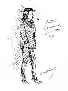 Arthur Rimbaud, French poet and adventurer, 1895. Artist: Unknown
