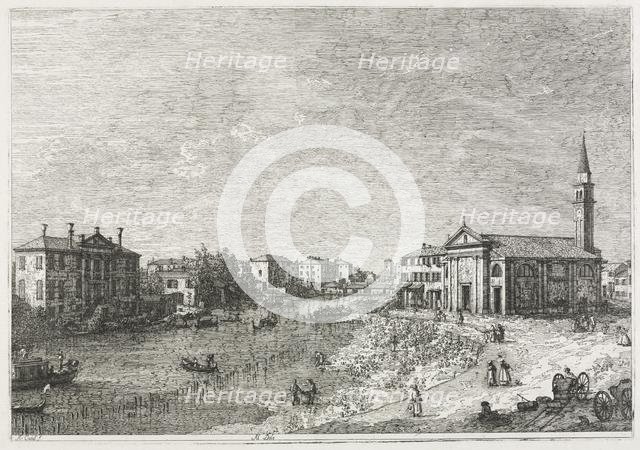 Views: View of Dolo, A Town on the Brenta, West of Venice, 1735-1746. Creator: Antonio Canaletto (Italian, 1697-1768).