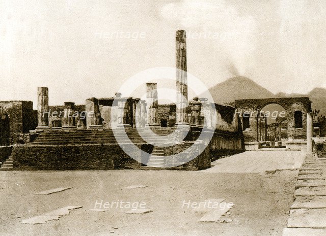 Tempio di Giove, Pompeii, Italy, c1900s. Creator: Unknown.