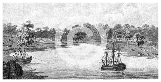 Sydney Cove, New South Wales, Australia, 1788, (1886). Artist: Unknown