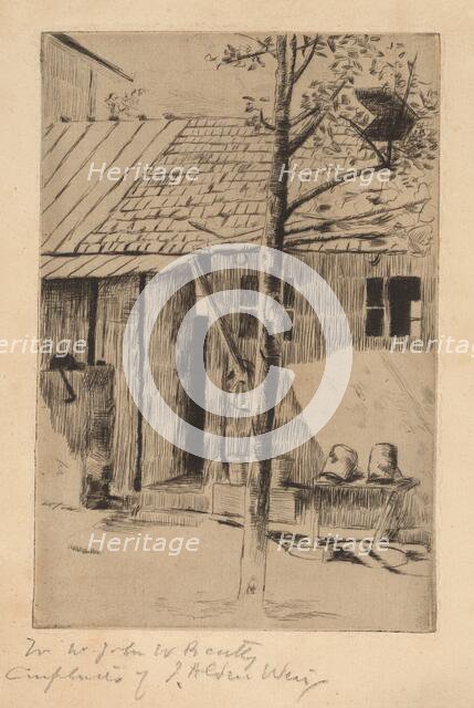 Dooryard, Buckets and Tree. Creator: Julian Alden Weir.