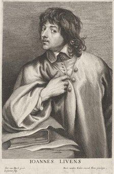 Jan Lievens, probably 1626/1641. Creator: Lucas Vorsterman.