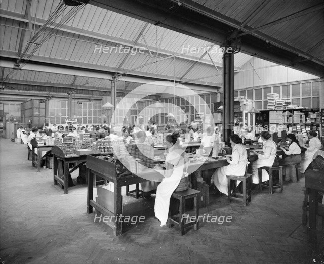Teofani Cigarette Factory, Brixton, London, 1916. Artist: Bedford Lemere and Company