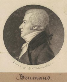 Brumaud, 1800. Creator: Charles Balthazar Julien Févret de Saint-Mémin.