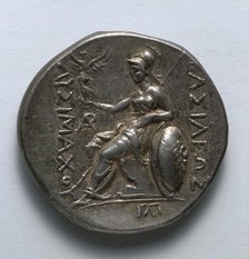 Tetradrachm: Athena (reverse), 323-281 BC. Creator: Unknown.