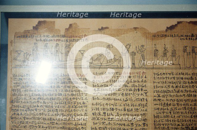 Ancient Egyptian Hieratic Script, c10th century BC. Artist: Unknown.