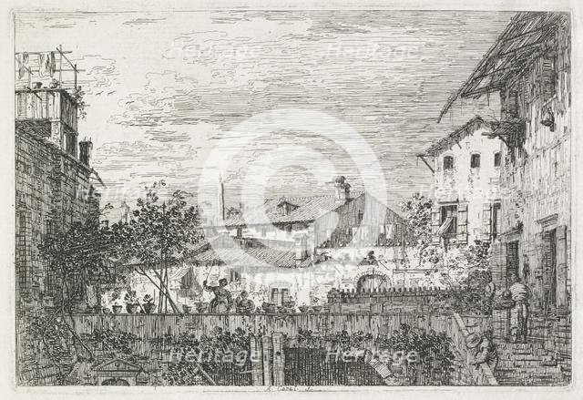 Views: The Terrace, 1735-1746. Creator: Antonio Canaletto (Italian, 1697-1768).