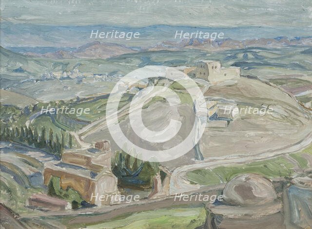 Study from Gethsemane, 1921. Creator: Anna Katarina Boberg.