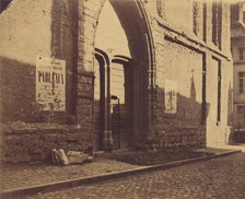 [Doorway of Predikheevenkerk, Gent, Belgium], ca. 1858. Creator: Charles D'Hoy.