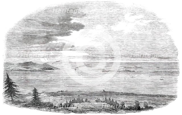 Louisburg Harbour, Cape Breton, 1850. Creator: Unknown.