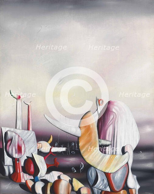 L'Arc volant (The Speeding Bow), 1945. Creator: Tanguy, Yves (1900-1955).