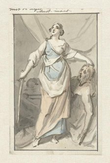 Judith with the head of Holofernes, 1752-1819. Creator: Juriaan Andriessen.