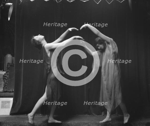 Elsie Dufour dancers, between 1918 and 1920. Creator: Arnold Genthe.